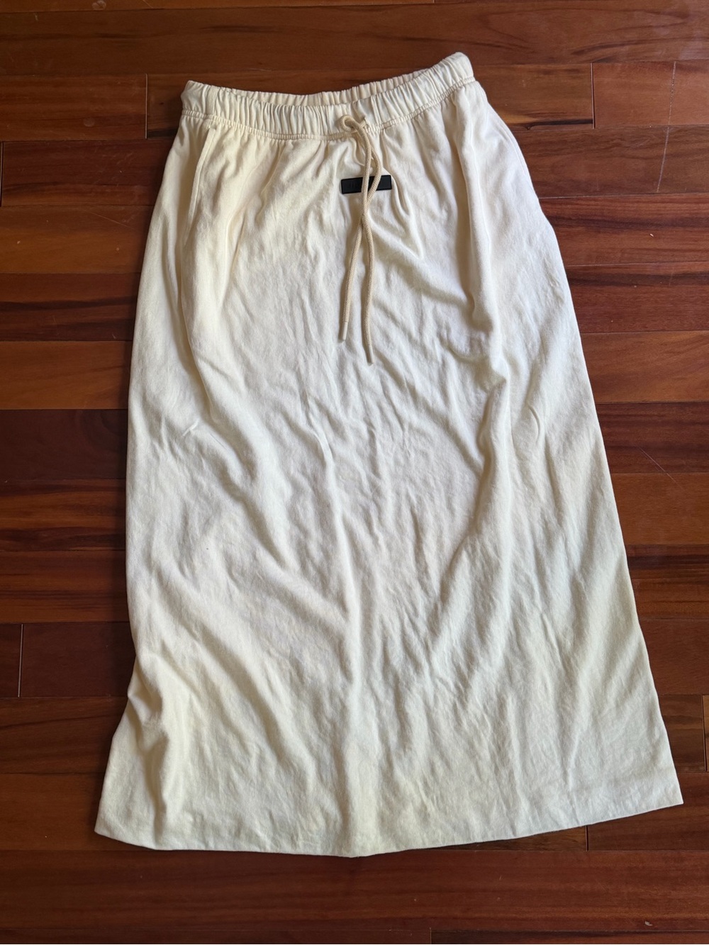 Fear of God Cream Midi Drawstring Skirt